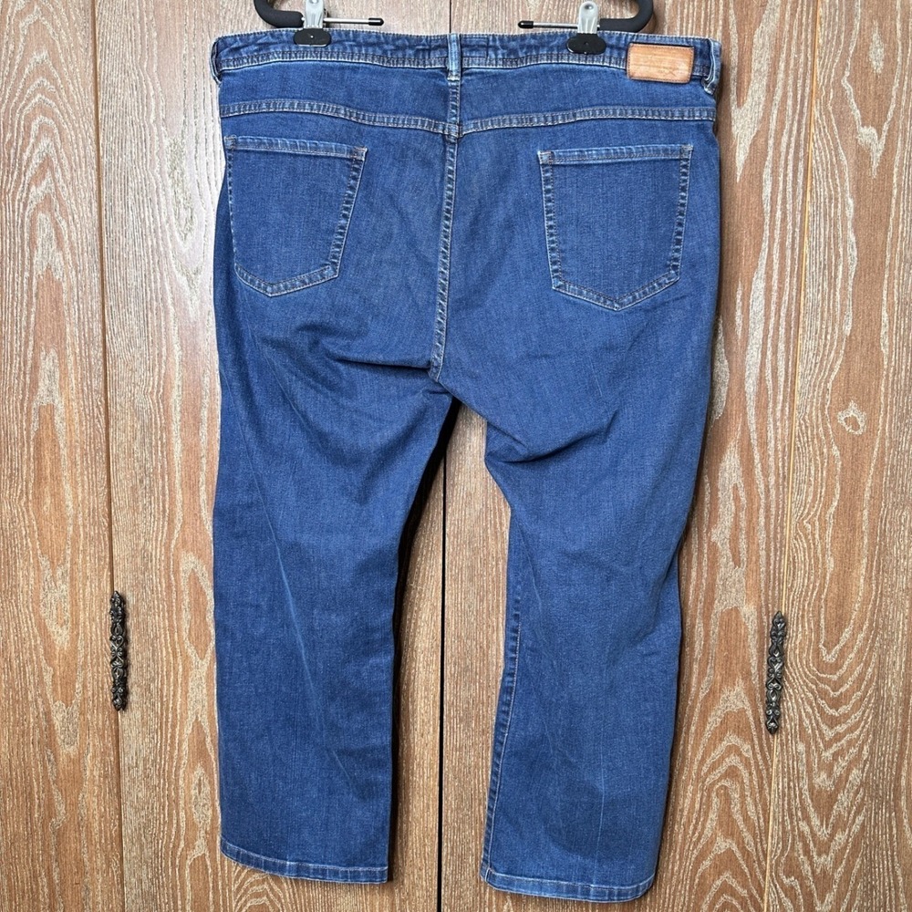 Ballin Jeans Women's Sz 40 Cotton Blend Modern Fit Blue Denim Dark Wash Straight - Picture 5 of 7